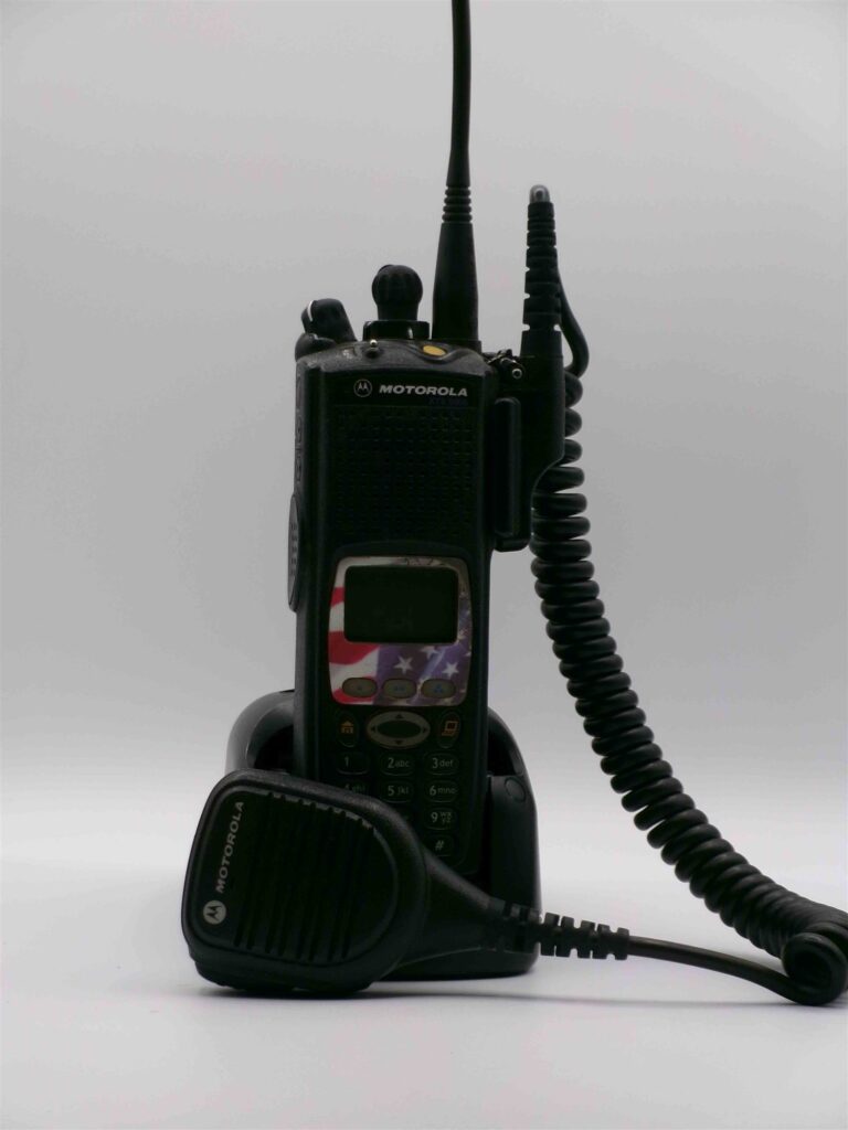 Handheld police radio