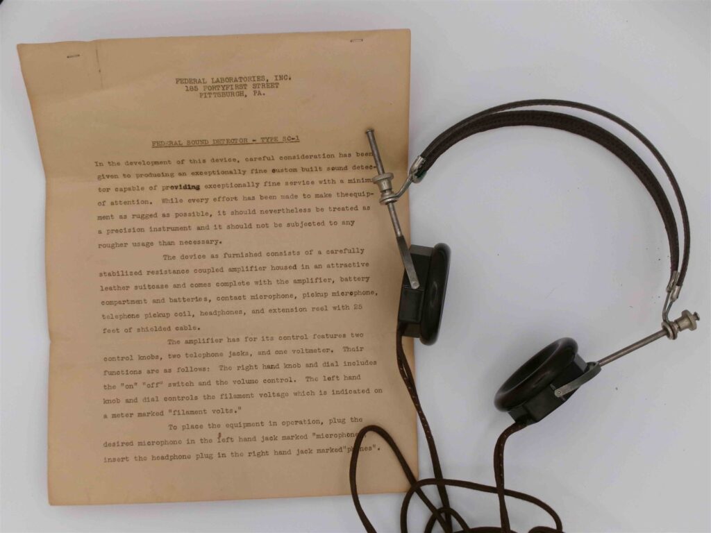 Dispatch headset and typed report