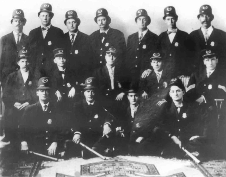 Tulsa Police roster, 1909 (Acc. 2025-002-001)
