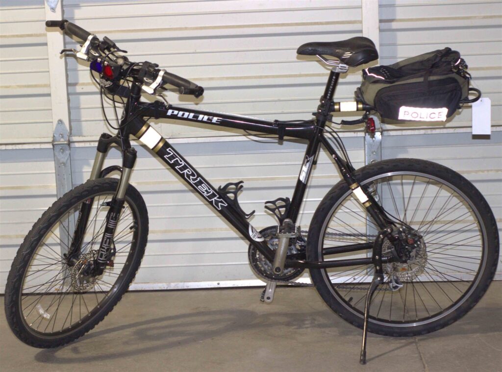 Tulsa Police Trek patrol bicycle